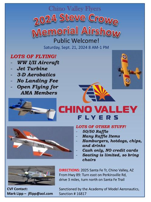 Chino Valley Flyers September Event