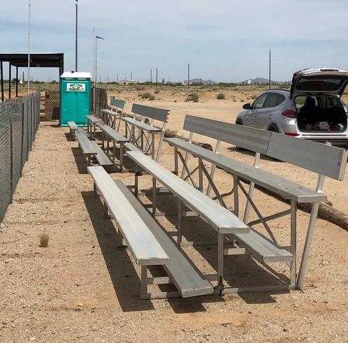 The field has seating for over 120 spectators.